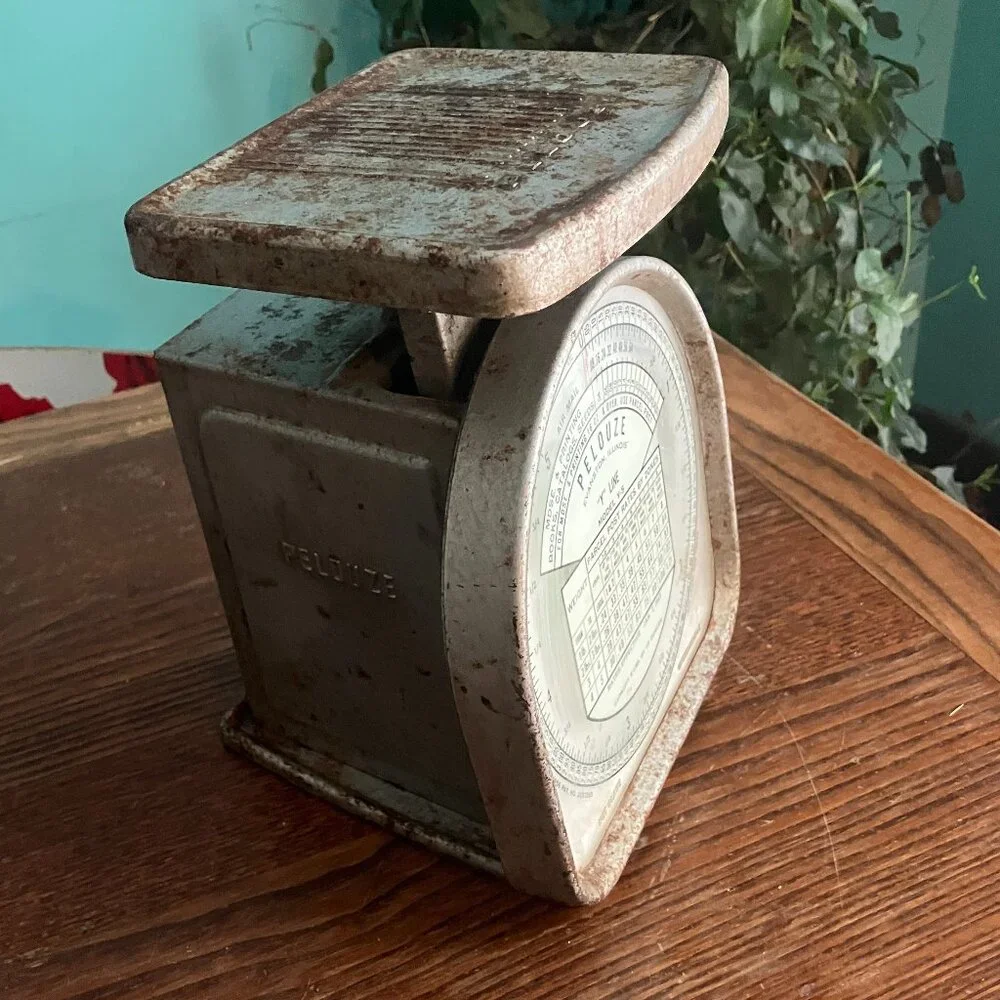 ✨ Vintage Pelouze Model Y-5 Postal Scale – Industrial Farmhouse Decor! ✨